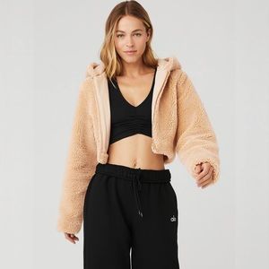ALO-LA Sherpa Jacket Cropped